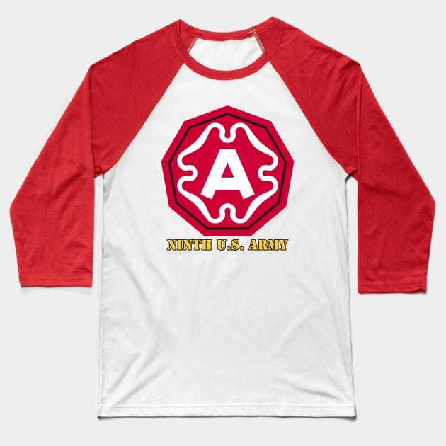 Ninth U.S. Army Baseball T-Shirt by MBK